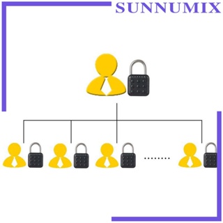 [Sunnimix] กุญแจล็อกกระเป๋าเดินทาง แบบใส่รหัสผ่าน 6 หลัก โลหะผสมสังกะสี กันสภาพอากาศ แบบพกพา