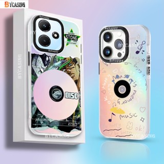 เคสโทรศัพท์มือถือแบบแข็ง ไล่โทนสี ลายอนิเมะ โน้ตดนตรี หรูหรา สําหรับ Infinix Hot 30i Hot 11 Play Hot 10 Play Hot 10 Lite Smart 7 Smart 6 Smart 5 Hot 20s