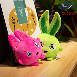 BLISS Sunny Bunnies ตุ๊กตายัดนุ่น ผ้ากํามะหยี่ขนนิ่ม รูปสัตว์ สีรุ้ง สําหรับตกแต่งบ้าน โซฟา ปาร์ตี้