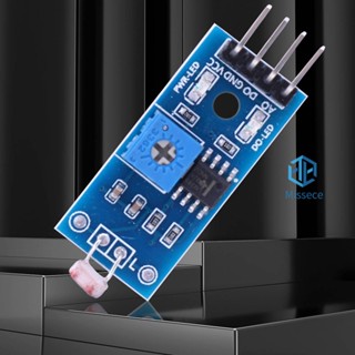 Lm393 บอร์ดโมดูลเซนเซอร์ตรวจจับแสง 4Pin 3.5V-5V สําหรับ Arduino DIY