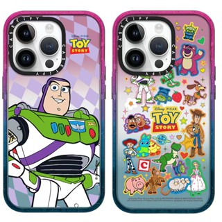 Casetify เคสโทรศัพท์มือถืออะคริลิคแข็ง กันกระแทก ลาย Toy Story Buzz Lightyear สีแคนดี้ สําหรับ IPhone 12 13 14 Pro Max