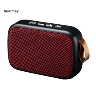 Huarmey G2 กล่องเสียงซับวูฟเฟอร์ รองรับ U Disk การ์ด TF ABS บลูทูธ 42 HiFi สําหรับฟังเพลง