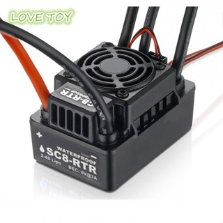 Nkodok 120A Brushless Esc Wp-sc8 อุปกรณ์เสริมอัพเกรดรถยนต์ กันน้ํา