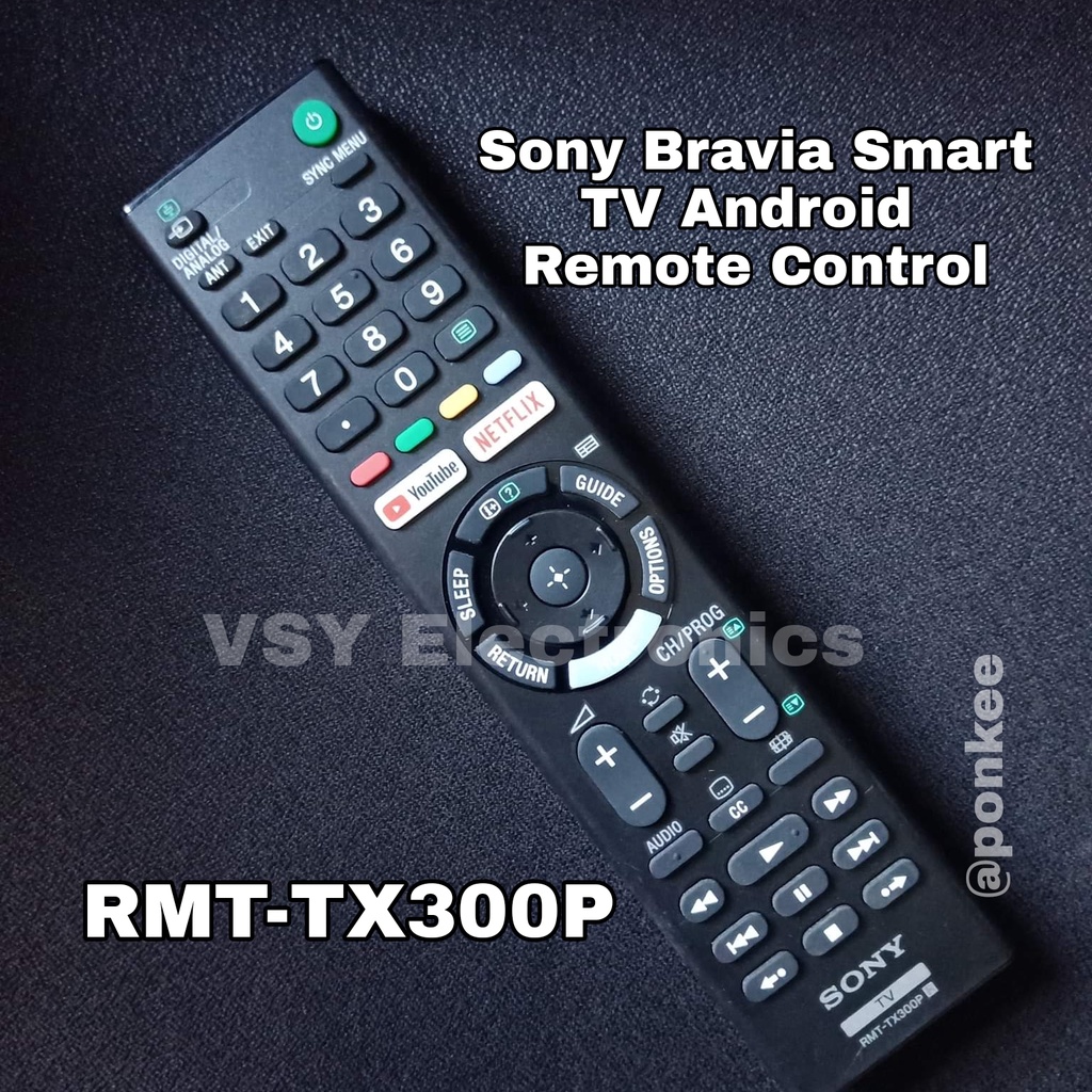Sony Bravia สมาร์ททีวีรีโมทคอนโทรล Android RMT-TX300P / RMF-TX310P / RMT-TX201P / RMF-TX500 / RMF-TX