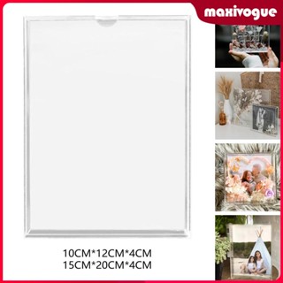 [Maxivogue] กล่องเคส ลายดอกไม้แห้ง สําหรับใส่จัดเก็บเหรียญ ตั๋วคอนเสิร์ต งานฝีมือ