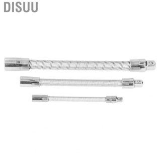 Disuu 3pcs/set Flexible Extension Bar Bendable Soft Socket Screwdriver Rods