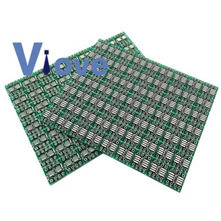 อะแดปเตอร์บอร์ดถ่ายโอน TSSOP8 SSOP8 SOP8 เป็น DIP8 PCB SOP8 SOP 200 ชิ้น