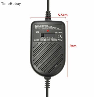 Timehebay อะแดปเตอร์ชาร์จ พาวเวอร์ซัพพลาย 80W DC 8 ปลั๊ก ถอดออกได้ สําหรับแล็ปท็อป โน้ตบุ๊ก คอมพิวเตอร์