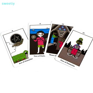 Sweetiy ใหม่ ไพ่ทาโรต์สี่ยี่สิบ เกมกระดาน สําหรับครอบครัว ผู้เริ่มต้น