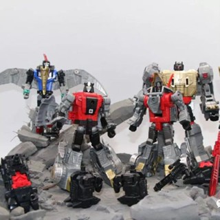 [Spot] deformed toy Black Mamba machine dinosaur five-in-one xiuluo King primary color Sky series steel cable King Kong