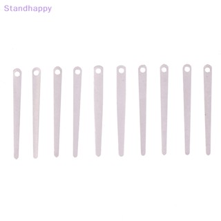 Standhappy อะไหล่แซกโซโฟน คลาริเน็ต โลหะ สปริงแบน สําหรับซ่อมแซมเครื่องดนตรี DIY 10 ชิ้น