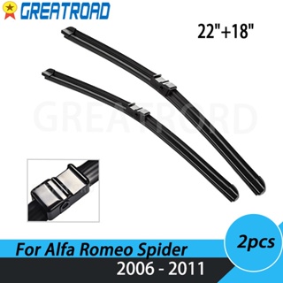 ใบปัดน้ําฝนกระจกหน้ารถยนต์ ขนาด 22 นิ้ว 18 นิ้ว สําหรับ Alfa Romeo Spider 2006 2007 2008 2009 2010 2011