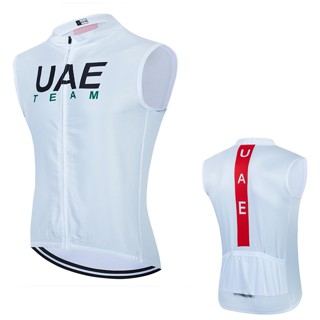 Uae เสื้อปั่นจักรยาน กันลม ผู้ชาย ทีม Ropa Ciclismo เสื้อผ้ายอดนิยม