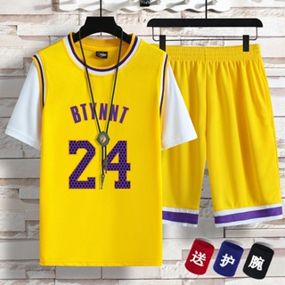 ☀❤✎Kobe No. 24 เจมส์ เลขที่. เสื้อกีฬาบาสเก็ตบอลแขนสั้น แบบแห้งเร็ว 23 สําหรับผู้ชาย 7.13