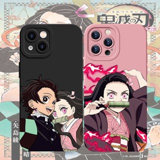 เคสโทรศัพท์มือถือ ซิลิโคนนุ่ม ลายอะนิเมะญี่ปุ่น ดาบพิฆาตอสูร Tanjirou DCTY สําหรับ IPhone 14 13 12 11 Pro ProMax XS XR XSmax Mini 7 8 + Plus SE 2020