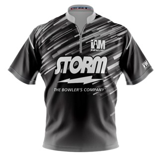 Storm DS เสื้อโปโล แขนสั้น พิมพ์ลายโบว์ลิ่ง 2006-ST 3D