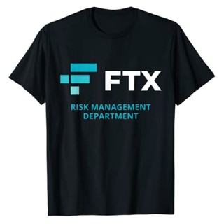 เสื้อยืดแขนสั้น พิมพ์ลายกราฟฟิค FTX Risk Management Department สุดเท่ เหมาะกับของขวัญ สําหรับผู้หญิง    