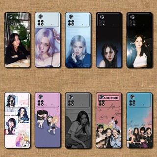 เคสซิลิโคนนิ่ม ลาย blackpink สําหรับ Xiaomi Poco X4 Pro 5G Jisoo