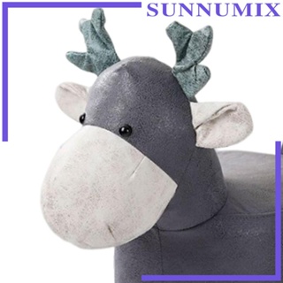 [Sunnimix] ที่พักเท้าไม้ รูปสัตว์ ออตโตมัน น่ารัก สําหรับตกแต่งห้องนอน ห้องรับแขก ทางเข้า ในร่ม กลางแจ้ง