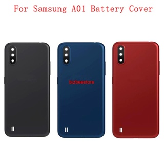 Bith- เคสแบตเตอรี่ด้านหลัง พร้อมโลโก้ สําหรับ Samsung A01 A015F