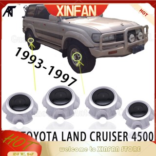 Xinfan ฝาครอบดุมล้อรถยนต์ สําหรับ TOYOTA Land Cruiser 4500 LC80 FZJ80 HZJ80 Hub cover1993-1997 42603-60200 4 ชิ้น ต่อล็อต