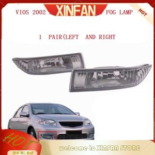 Xinfan ไฟตัดหมอกกันชนหน้า สําหรับ TOYOTA VIOS 2002 2003 2004 2005 81221-0D010-81220-0D010