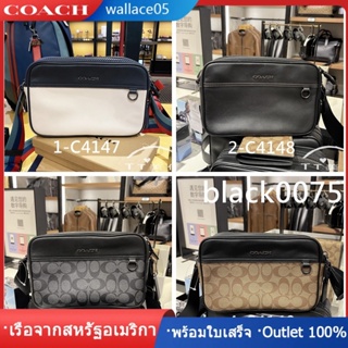 Graham Crossbody In Colorblock C4147 C4148 C4149 กระเป๋าผู้ชาย COAC H กระเป๋าสะพายข้าง