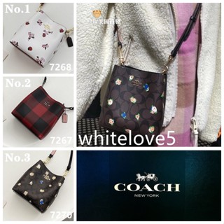 Mini Town Bucket Bag C7268 C7267 C7270 กระเป๋าถัง กระเป๋าสะพายข้าง COAC H กระเป๋าถือ