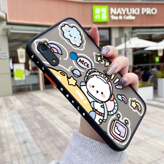 สําหรับ Huawei Y6s Y6 2019 เคสการ์ตูน ลายอวกาศ สวย บาง ขอบสี่เหลี่ยม ดีไซน์ใหม่ กันกระแทก ฝ้า ใส เคสโทรศัพท์แข็ง