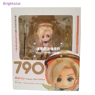 Brightstar ใหม่ ฟิกเกอร์ PVC อนิเมะ Overwatch Mercy Angela Ziegler ของเล่น สําหรับเด็ก 1 ชิ้น