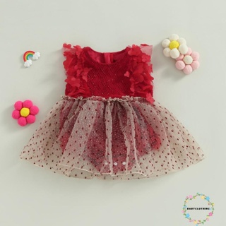 Babyclothes- ชุดจั๊มสูทรอมเปอร์ ผ้าตาข่าย ลายดอกไม้ ลําลอง แฟชั่นฤดูร้อน สําหรับเด็กทารกแรกเกิด เด็กวัยหัดเดิน เด็กทารกผู้หญิง