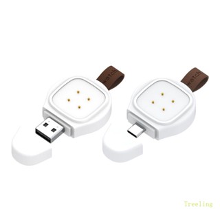 Treeling สายชาร์จแม่เหล็ก Type-C แบบพกพา สําหรับ Fitbit-Versa3 Watch Charger