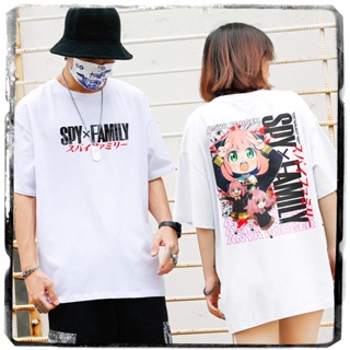 อ่อนนุ่ม 6 OLDSKUL® SpyxFamily anime white shirt unisex men women tops tshirt trendy graphic oversized tees