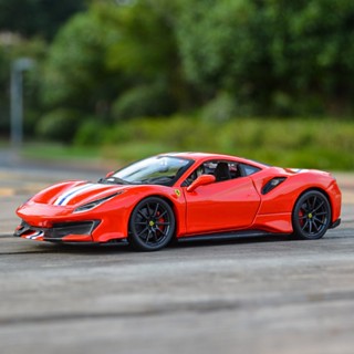 Bburago โมเดลรถยนต์ 1:24 Ferrari 488 PIsta ของเล่นสําหรับเด็ก