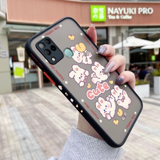 เคสโทรศัพท์มือถือ ซิลิโคนนิ่ม กันกระแทก ลายการ์ตูนกระต่ายน่ารัก สําหรับ Infinix Hot 10s Hot 10s NFC Hot 10T