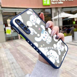 สําหรับ Huawei Nova 5T Honor 20 Pro เคสการ์ตูน Laurel Dog รูปแบบ ขอบสี่เหลี่ยม ดีไซน์ใหม่ กันกระแทก ฝ้า ใส เคสโทรศัพท์แข็ง