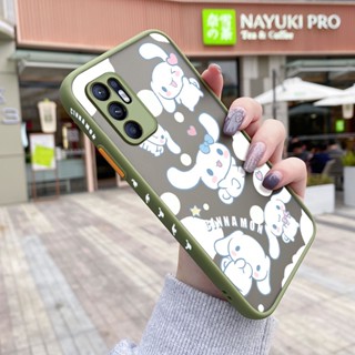 เคสโทรศัพท์มือถือแบบแข็ง ใส กันกระแทก ลายการ์ตูนสุนัข Laurel สําหรับ OPPO Reno 6 4G Reno 6Z 5G