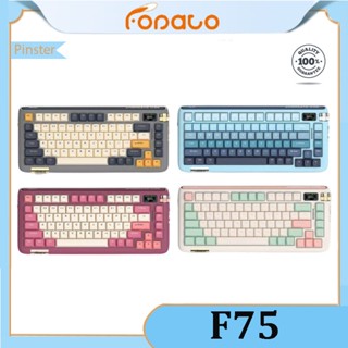 Fopato F75 คีย์บอร์ดกลไก RGB สามโหมด