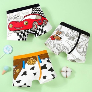 Childrens Cotton Underwear Mens Boxers Boy Little Child Cartoon Shorts Middle and Big Children Students Little Children Boy Boxers uwgx