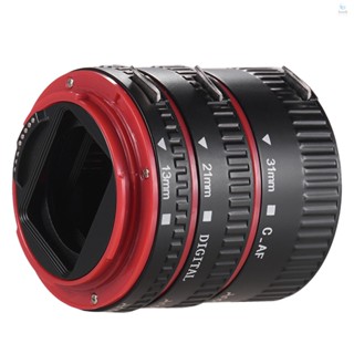 Andoer Portable Auto Focus AF Macro Extension Tube Adapter Ring (13mm +21mm +31mm) for  EOS EF EF-S Mount Lens Replacement for  60D 7D 5D II 550D