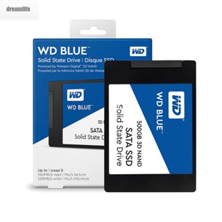 【DREAMLIFE】WD SSD Blue Sata 3 SSD 2.5-inch - 500G Solid state disk for desktop laptop