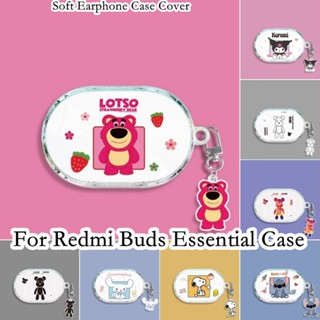 【พร้อมส่ง】เคสหูฟัง แบบนิ่ม ลายการ์ตูน สําหรับ Redmi Buds Essential