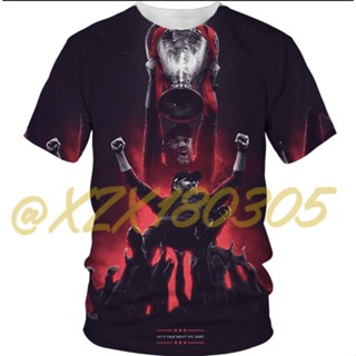 (ทั้งหมดในสต็อก Xzx180305) ใหม่ เสื้อยืด พิมพ์ลายฟุตบอล Liverpool FC 3D 20