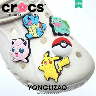 Jibbitz crocs charms หัวเข็มขัดรองเท้า อุปกรณ์เสริมรองเท้า pokemon Poké Ball การ์ตูนสนุก ตกแต่งหัวเข็มขัด