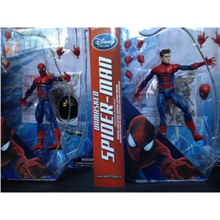 Quick-release Avengers 7-inch Spider-Man masked human face joint movable model ornament card hand-made