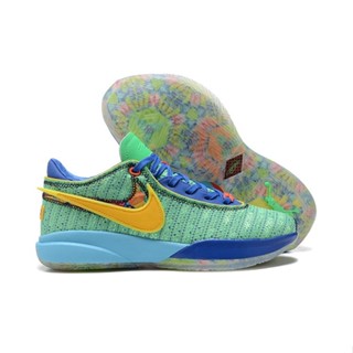 ใหม่ N-i-k-e Zoom LeBron James XIII 20 Tender รองเท้าวิ่ง รองเท้าบาสเก็ตบอล สีเขียว สําหรับผู้ชาย 2023