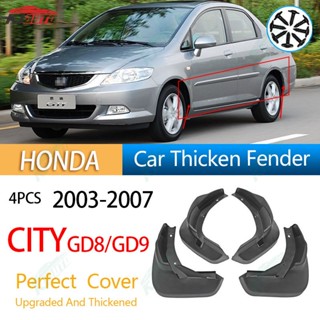 บังโคลนหน้า หลัง กันชน กันฝุ่น อุปกรณ์เสริม สําหรับตกแต่งรถยนต์ Honda City 2003-2007