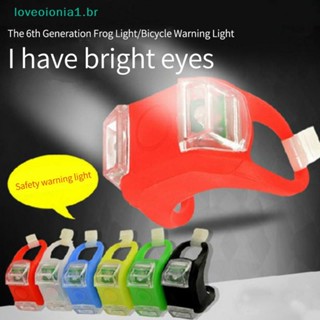 Loveoionia1 ไฟ Led ซิลิโคน รูปกบ 6 รุ่น AG10 สําหรับติดรถจักรยาน