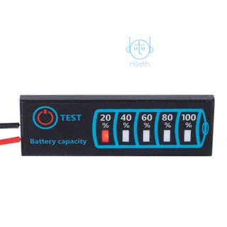 [mjia] บอร์ดหน้าจอ LED DC5-30V 12V24V แบตเตอรี่ลิเธียม ตะกั่วกรด LFP