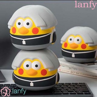 Lanfy ของเล่นบีบไก่ หนัง PU นิ่ม ยืดหยุ่น ของขวัญ สําหรับเด็ก และผู้ใหญ่